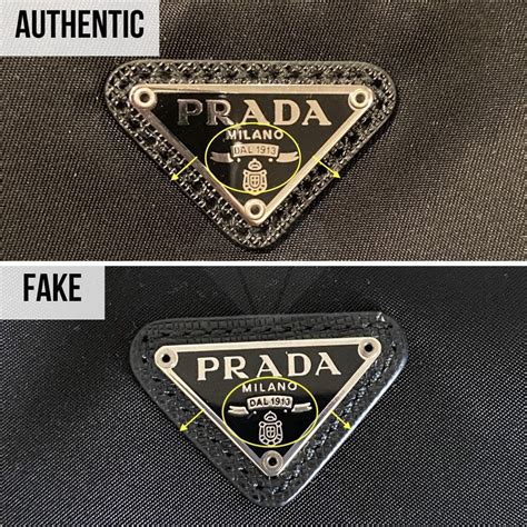 how to spot fake prada candy|real prada bag.